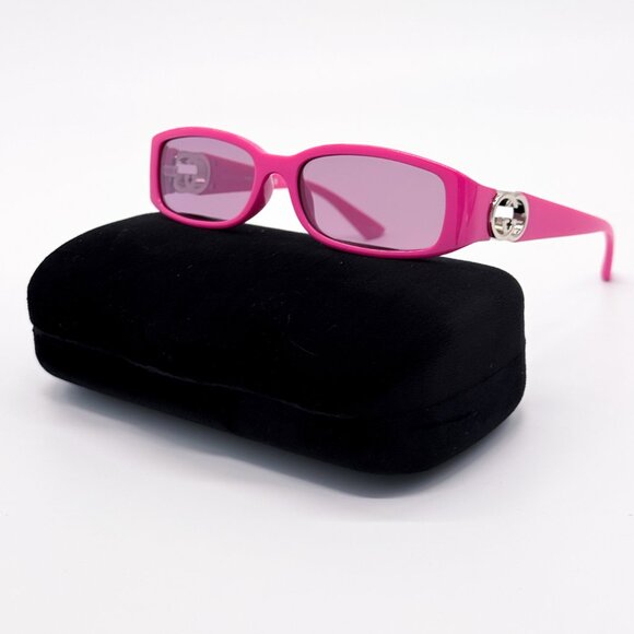 NEW GUCCI GG1661S 004 PINK WOMEN SUNGLASSES GUCCI - Picture 1 of 13